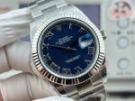 WKD Factory Rolex Datejust 3235 Movement 41mm 126331 Roman Numerals Markers Dark Blue Face Oyster Band Watch